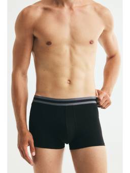 H&M - Men Black 3-Pack Short Trunks With Lycra
