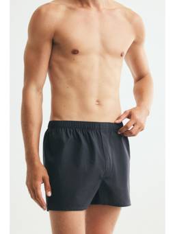H&M - Men Black 4-Pack Woven Boxer Shorts