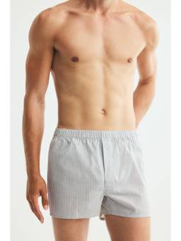 H&M - Men Black 4-Pack Woven Boxer Shorts