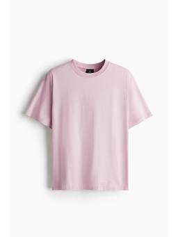 H&M - Men Pink Loose Fit T-Shirt