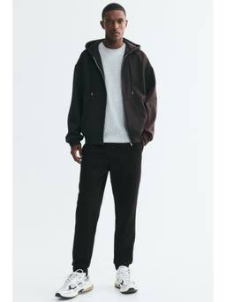 H&M - Men Black Regular Fit Sweatpants