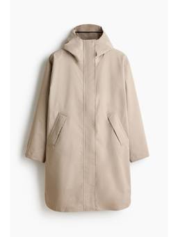 H&M - Women Beige Loose Fit Raincoat with Stormmove