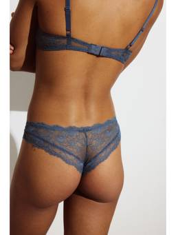 H&M - Women Blue 2-Pack Lace Brazilian Briefs