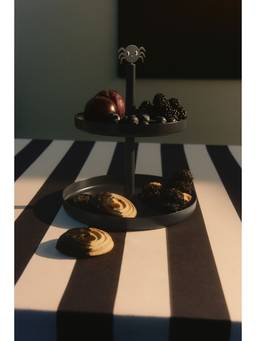 H&M - Black Halloween two-tiered serving tray
