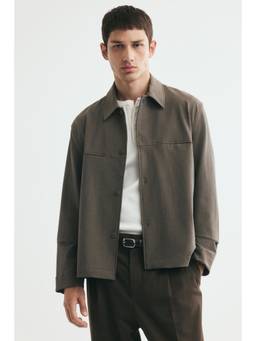 H&M - Men Beige Overshirt