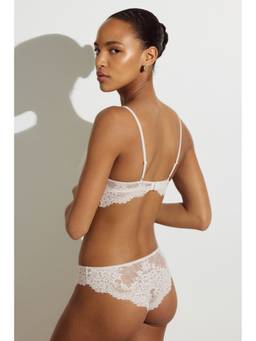 H&M - Women Beige 2-Pack Lace Brazilian Briefs
