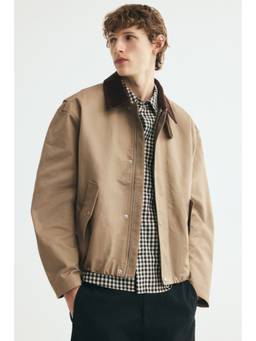 H&M - Men Beige Twill Workwear Jacket