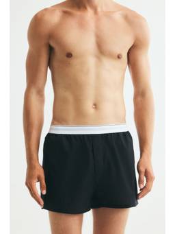 H&M - Men Blue 4-Pack Woven Boxer Shorts