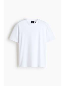 H&M - Men White Coolmax Regular Fit T-Shirt