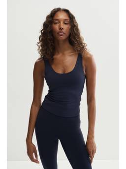 H&M - Women Blue Sports Vest Top With Sculptmove