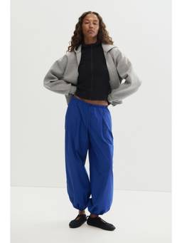 H&M - Women Blue Water-Repellent Sports Balloon Joggers