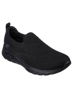 SKECHERS - Women Arch Fit Vista Black Casual Slip On Sneakers