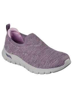 SKECHERS - Women Arch Fit Vista Purple Casual Slip On Sneakers