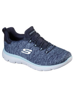 SKECHERS - Women SUMMITS - QUICK GETAWAY Navy Blue Casual Slip On Sneakers