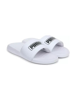 Puma - White Alvi Sliders