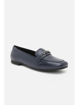 Allen Solly - Women Navy Blue Casual Slip Ons Loafers
