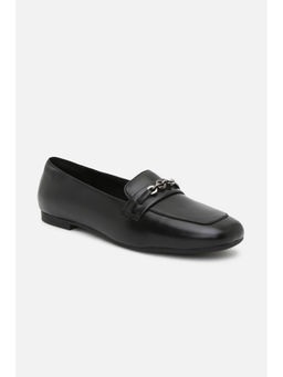 Allen Solly - Women Black Formal Slip Ons Loafers