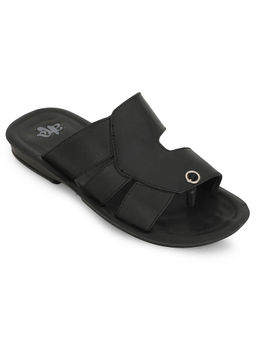 LIBERTY - A-HA MPU-58 Casual Flat Sandals For Men - Black