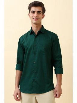 Allen Solly - Men Green Printed Casual Shirt