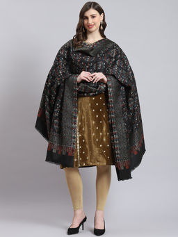 Monte Carlo - Grey Floral Shawls