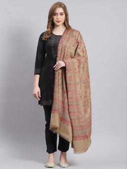 Monte Carlo - Khaki Floral Shawls