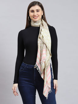 Monte Carlo - Cream Printed Stoles