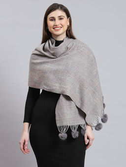 Monte Carlo - Grey Solid Stoles