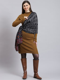 Monte Carlo - Grey Printed Stoles