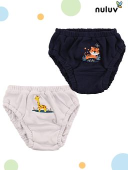 Nuluv - Boys Multi-Color Printed Briefs (Pack of 2)