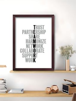 The Handmade Flair - Black & White Motivational Painting Wall Art