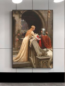 The Handmade Flair - Brown Godspeed Poster Printed Framed Canvas Wall Art