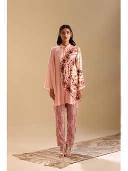 Soup by Sougat Paul - Pink Naqsh Embellished Shirt with Pant (Set of 2)