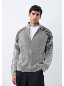 The Souled Store - Alpine Grey Men Oversized Pullover