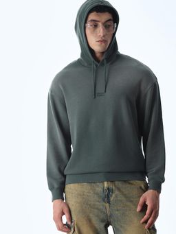 Jack & Jones - Men Oversized Green Hoodie