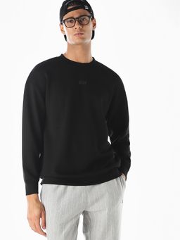 Jack & Jones - Men Oversized Black Sweatshirt