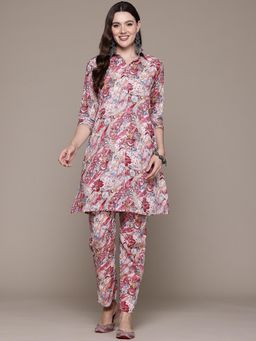 Readiprint - A Line Style Cotton Fabric Multi-Color Tunic and Pants (Set of 2)