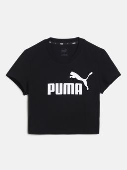 Puma - Ess Slim Logo Women Black T-shirt