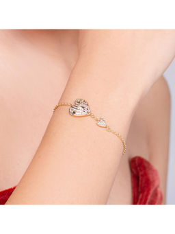 Just Cavalli - Gold Logo Amore Bracelet