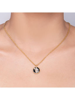 Just Cavalli - Gold Linea Logo 4 Necklace & Pendant