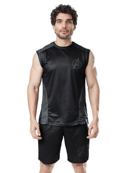 The Souled Store - Official Avengers Logo Set Co-ord Sets For Mens (set Of 2)