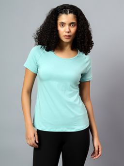 Fitkin - Womens Aqua Ecofriendly Tencel Active T-Shirt