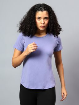Fitkin - Womens Lavender Ecofriendly Tencel Active T-Shirt