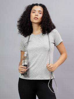 Fitkin - Womens Grey Ecofriendly Super Soft Active T-Shirt