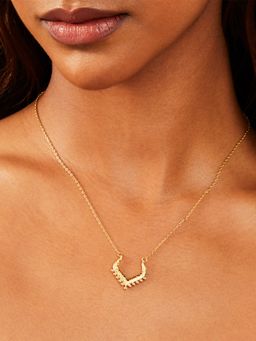 Accessorize London - Women 14K Gold Plated Cubic Zirconia Pendant Necklace