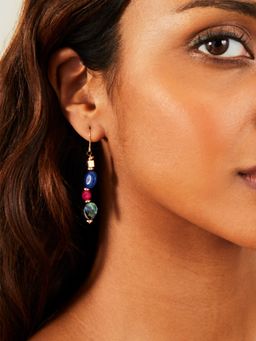 Accessorize London - Women Beaded Drop Earrings