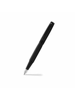 Sheaffer - Gift 300 Lacquer Fountain Pen -Fine Matte Black with Polished Black Trim