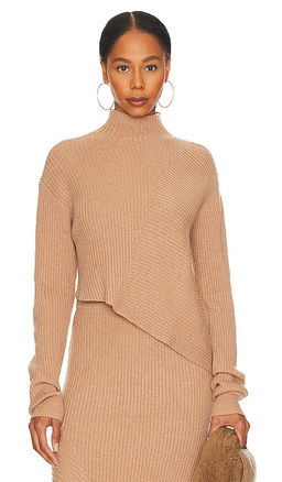 L'Academie - Leola Mock Neck Sweater