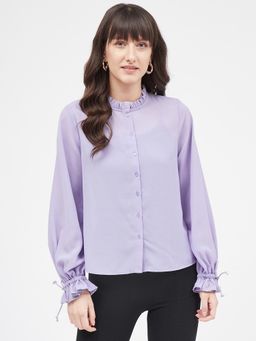 Kibo - Lavender Polyester Top