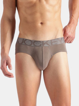Jockey - US17 Men Super Combed Cotton Rib Solid Brief Dark Khaki