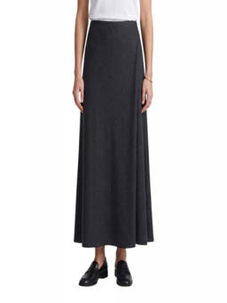 Giorgio Armani - Black Solid Maxi Skirt
